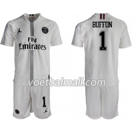 Goedkope Paris Saint Germain Buffon 1 Jodan Wit Kids Third Tenue 2018/19 Goedkope Paris Saint Germain Buffon 1 Jodan Wit Kids Third Tenue 2018/19
